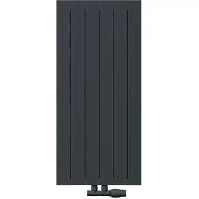 Bezpieczne zakupy Radox Nova grzejnik pokojowy 90x42 cm podłączenie dolne czarny strukturalny RX-NVV.002T.900.420