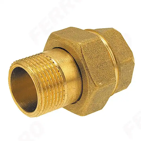 Szybka wysyłka Śrubunek mosiężny 1"prosty z oringiem