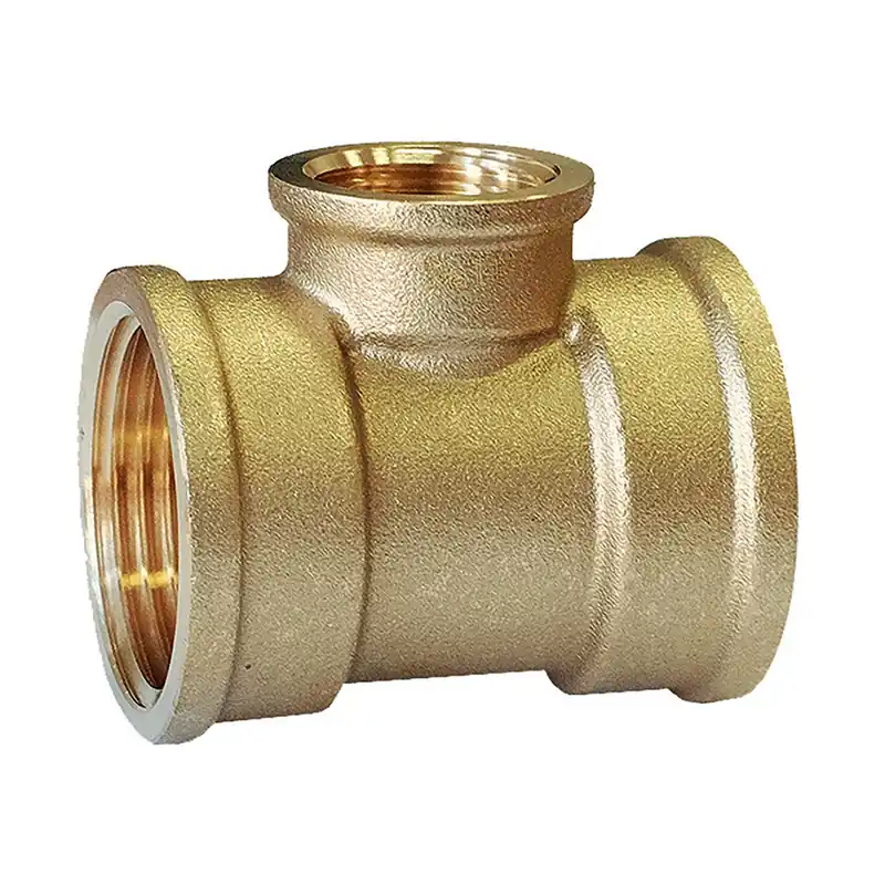 Trójnik mosiężny red. normal 3/4"x1/2"x3/4" Wysoka jakość