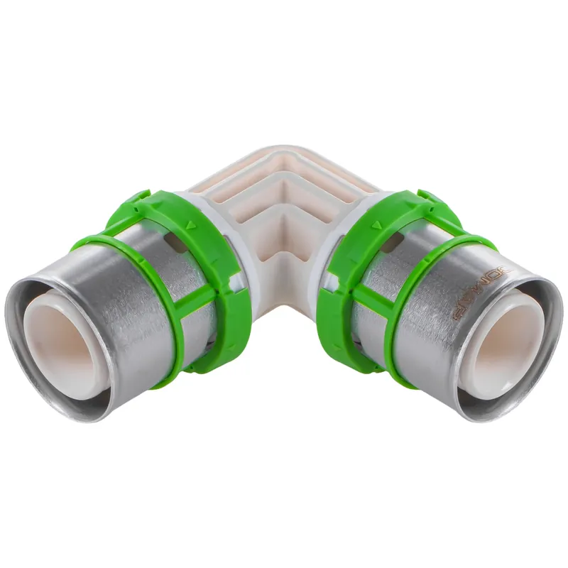 Dodaj do koszyka Kolano 90 stopni zaprasowywane MultiSkin PPSU 16x16