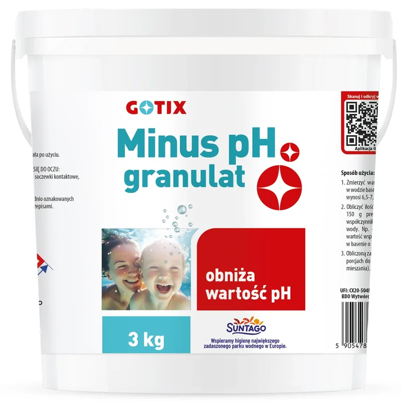 Minus pH granulat 3kg (S) Ostatnia szansa