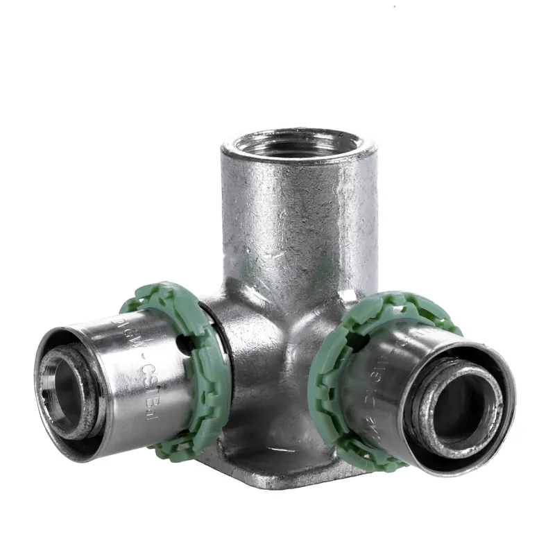 Rabat Kolano naścienne zaprasowywane MultiSkin mosiądz/ocynk 20x1/2"x20 770ECE-02 (DWZ)