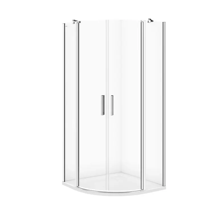 Kabina prysznicowa MODUO półokrągła 90x90x195cm, szkło transpoarent Premium