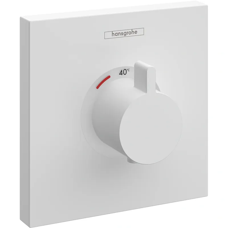 Zamów dziś ShowerSelect Bateria termostatyczna HighFlow, montaż podtynkowy, element zewnętrzny, biały mat