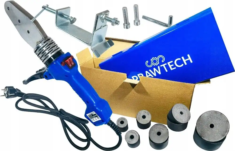 ZGRZEWARKA ZE STOJAKIEM DO RUR PP-R KOMPLET KC-B63 1500W 20-63mm PRAWTECH Tylko dziś
