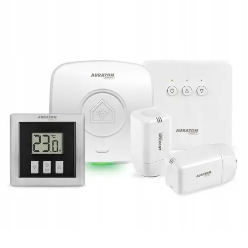 Tylko do końca tygodnia AURATON HEATING SET SMART - ZESTAW OGRZEWANIA (CENTRALA + TERMOSTAT + STEROWNIK + 2 X GŁOWICA)