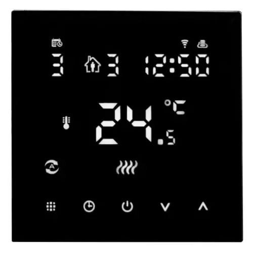 AURATON 2YA TYGODNIOWY PRZEWODOWY REGULATOR TEMPERATURY Z OPCJĄ STEROWANIA PRZEZ WIFI - CZARNY Tylko dziś