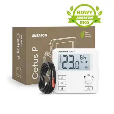 AURATON REGULATOR POKOJOWY DOBOWY PRZEWODOWY CETUS P Darmowy zwrot