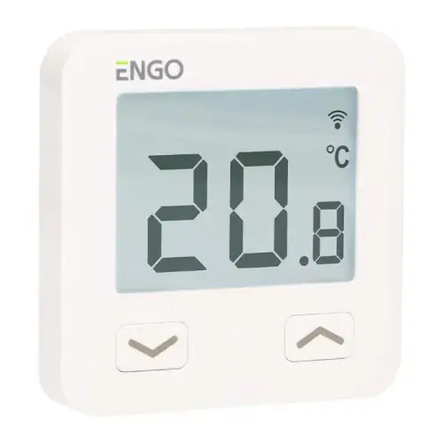 Ostatnia szansa ENGO PODTYNKOWY, DWUSTANOWY, PRZEWODOWY, BIAŁY REGULATOR TEMPERATURY Z WI-FI E10W230WIFI