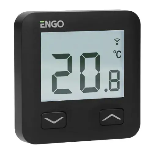 Zamów dziś ENGO PODTYNKOWY, DWUSTANOWY, PRZEWODOWY, CZARNY REGULATOR TEMPERATURY Z WI-FI E10B230WIFI