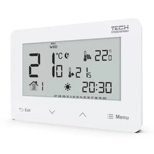 Darmowy zwrot TECH REGULATOR POKOJOWY DWUSTANOWY ST-293z V2 BEZPRZEWODOWY BIAŁY
