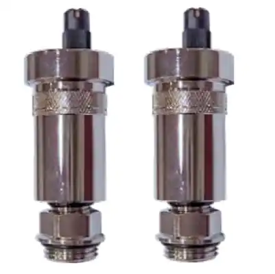 Łatwy zwrot STRAWA KOMPLET DWÓCH CHROMOWANYCH ODPOWIETRZNIKÓW AUTOMATYCZNYCH 3/8" NA 1/2" 26-212400_21161000