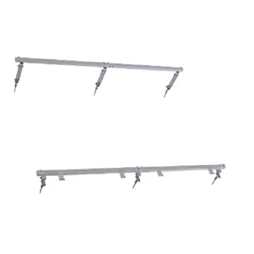 Bestseller HEWALEX UCHWYT BAZOWY KOREKCYJNY KS2100-15-2B-T150.K507 (kąt nachylenia 15-30st; profil ALU T150, dla 2 kolektorów; do gont bitumiczny / papa) HSM221KT15