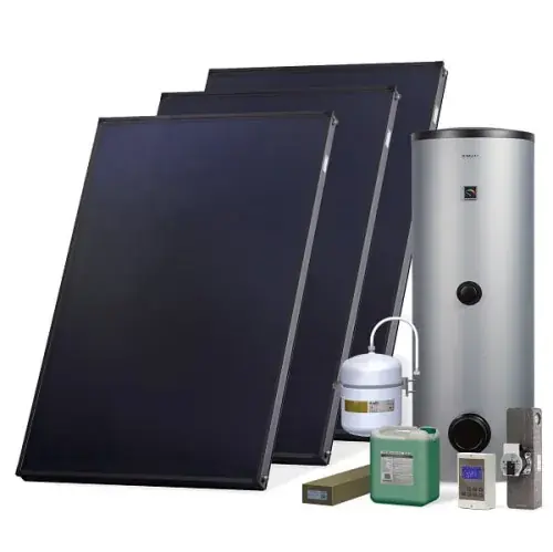 Do wyczerpania zapasów HEWALEX ZESTAW SOLARNY KOMFORT PLUS HX400-3KS2600 (3x kolektor KS2600; zas. C.W.U 400 l OKC400NTRR/SOL; sterownik GH26; grupa pompowa 1-drogowa WILO) HSZ4032622000