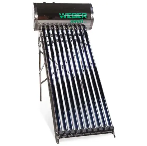 Popularny WEBER COMPACT NIERDZEWNY ZESTAW SOLARNY CIŚNIENIOWY 100L (Certyfikat PZH; stelaż; INOX)