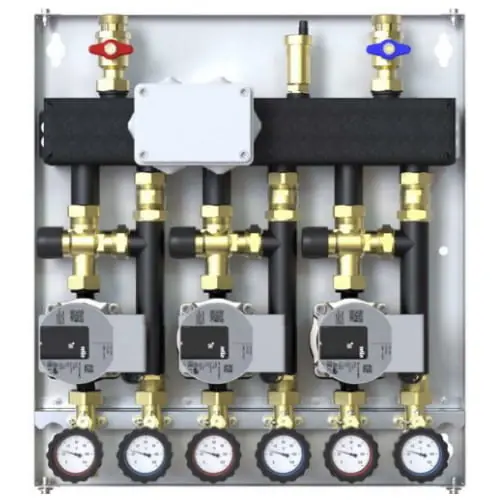 Bestseller ZESTAW HYDRAULICZNY DEFRO DCM 20 3-OBIEGI (3 GR. Z ZAWOREM TERMOSTATYCZNYM), POMPY WILO PARA 15/6 DCM-WP-12