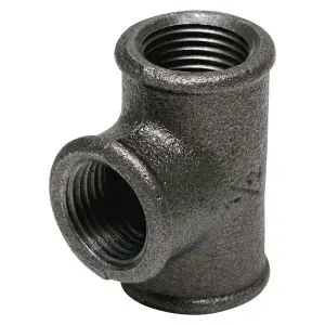 Nie przegap TYCNER TRÓJNIK CZARNY W-W 1" 1216
