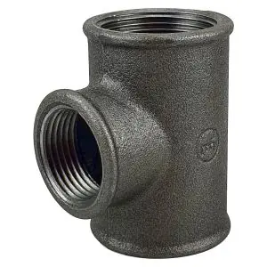 Popularny TYCNER TRÓJNIK REDUKCYJNY CZARNY W-W 1 1/4"X1" 1341