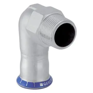 Kup teraz GEBERIT KOLANO PRZEJŚCIOWE 90 ST. GZ D35-R1 1/4 MAPRESS EDELSTAHL 33837