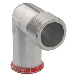 Niska cena GEBERIT KOLANO PRZEJŚCIOWE 90 ST. GZ D22-R 3/4 MAPRESS C-STAHL 21618