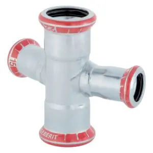 GEBERIT CZWÓRNIK 30 ST. D22-15 MAPRESS C-STAHL 21406 Darmowy zwrot