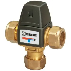 Bestseller ESBE ZAWÓR MIESZAJĄCY TERMOSTATYCZNY VTA323 REGULATOR TEMPERATURY 20-43OC KVS 1.5 22MM CPF 31100100