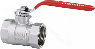 Oferta KUREK KULOWY NIKLOWANY Z DŁAWIKIEM PN16 1 1/2" N-N 1476800