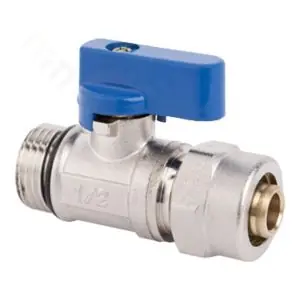 Kup teraz VALVEX ZAWÓR MINI PEX/AL. NIEBIESKI, G 1/2 Z ORINGIEM I ZŁĄCZKĄ PEX/AL. G 1/2 6097350