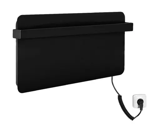 Ostatnie sztuki Elektryczna suszarka na ręczniki 60x30 cm 90W aluminium, antracyt ELMIS