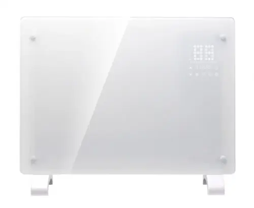 Grzejnik konwektorowy z WiFi, Szklany Panel, Biały, 2000W, 78 x 47 x 7,5 cm Kup teraz