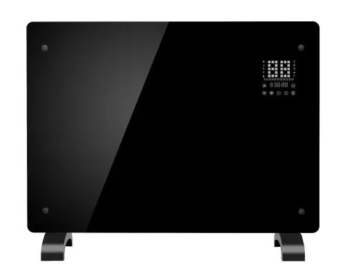 Oferta Grzejnik konwektorowy z WiFi, Szklany Panel, Czarny, 1000W, 52 x 47 x 7,5 cm
