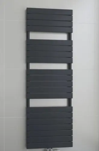 Dostępne od ręki Grzejnik łazienkowy 1200x600mm, 700W czarny Equa