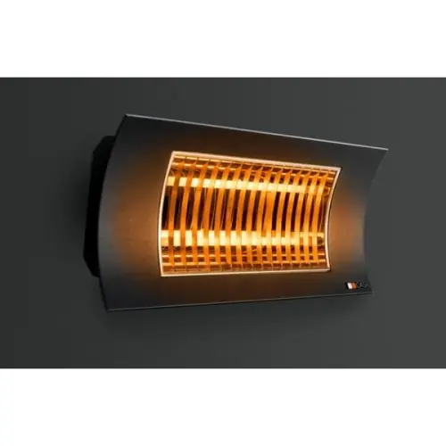 Dostępne od ręki Promiennik podczerwieni czarny, 1000/2000W