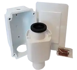 Syfon podtynkowy + skrzynka z drzwiczkami rewizyjnymi 140x100x66mm STYRON-300-KLE+MD Darmowy zwrot