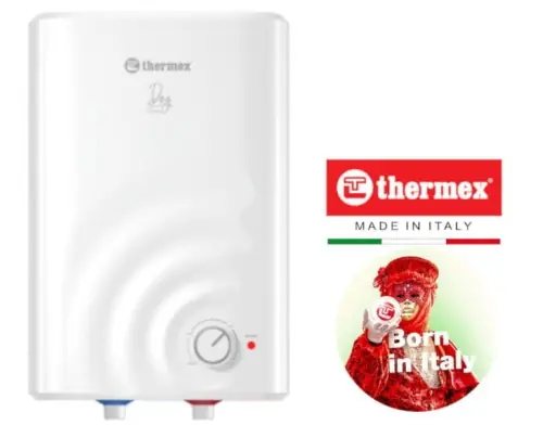 Bojler ciśnieniowy 6L nad zlew 1,5 kW ,262 x 248 x 399 mm biały Thermex Day 7 O Obniżka ceny