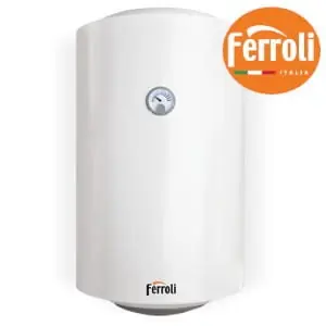 ELEKTRYCZNY PODGRZEWACZ PIONOWY C.W.U. 76L/ 2KW 438x760 MM+ KABEL Z WTYCZKĄ , BIAŁY FERROLI VBO 80 2KW Premium