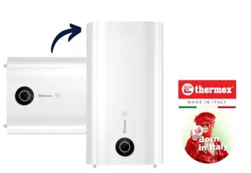 Cena promocyjna Elektryczny podgrzewacz wody 30L / 1.8 kW montaż pion / poziom , biały Thermex VERLO 30 V