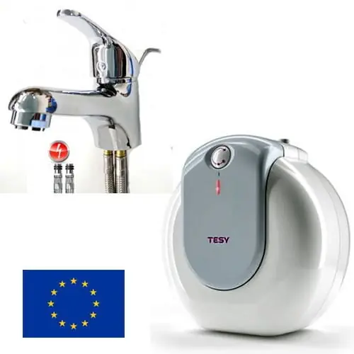 Elektryczny podgrzewacz wody pod zlew, bojler, 10L 1500 W +bateria umywalkowa Kup online