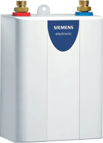 Podgrzewacz przepływowy wody Siemens DE 05101, Podumywalkowy, 4.5kW, Elektryczny, Sterowanie elektroniczne Zamów teraz