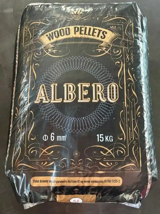 Darmowy zwrot Polski pellet drzewny 6 mm klasa A1 16,5 MJ/kg 975 kg
