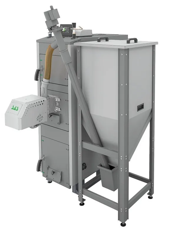 Kocioł SAS Bio Green Plus 15 kW kocioł na pellet i drewno Szybka wysyłka