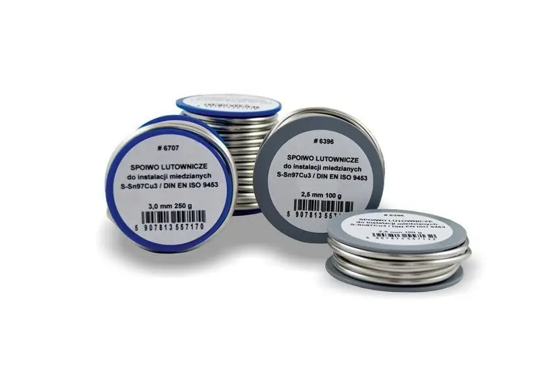 Cyna do lutowania miedzi Lut miękki 2,5 mm 250 g Oferta