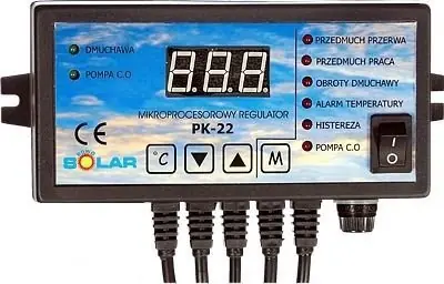 Taniej Sterownik pieca CO PK-22 regulator pompy dmuchawy kotła