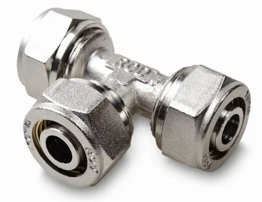 Trójnik Pex 25x20x25 Alupex skręcany SOLIDNY Bestseller