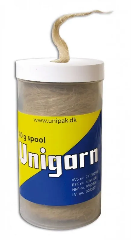 Unigarn pakuły lniane szpula w dozowniku 80 g Premium